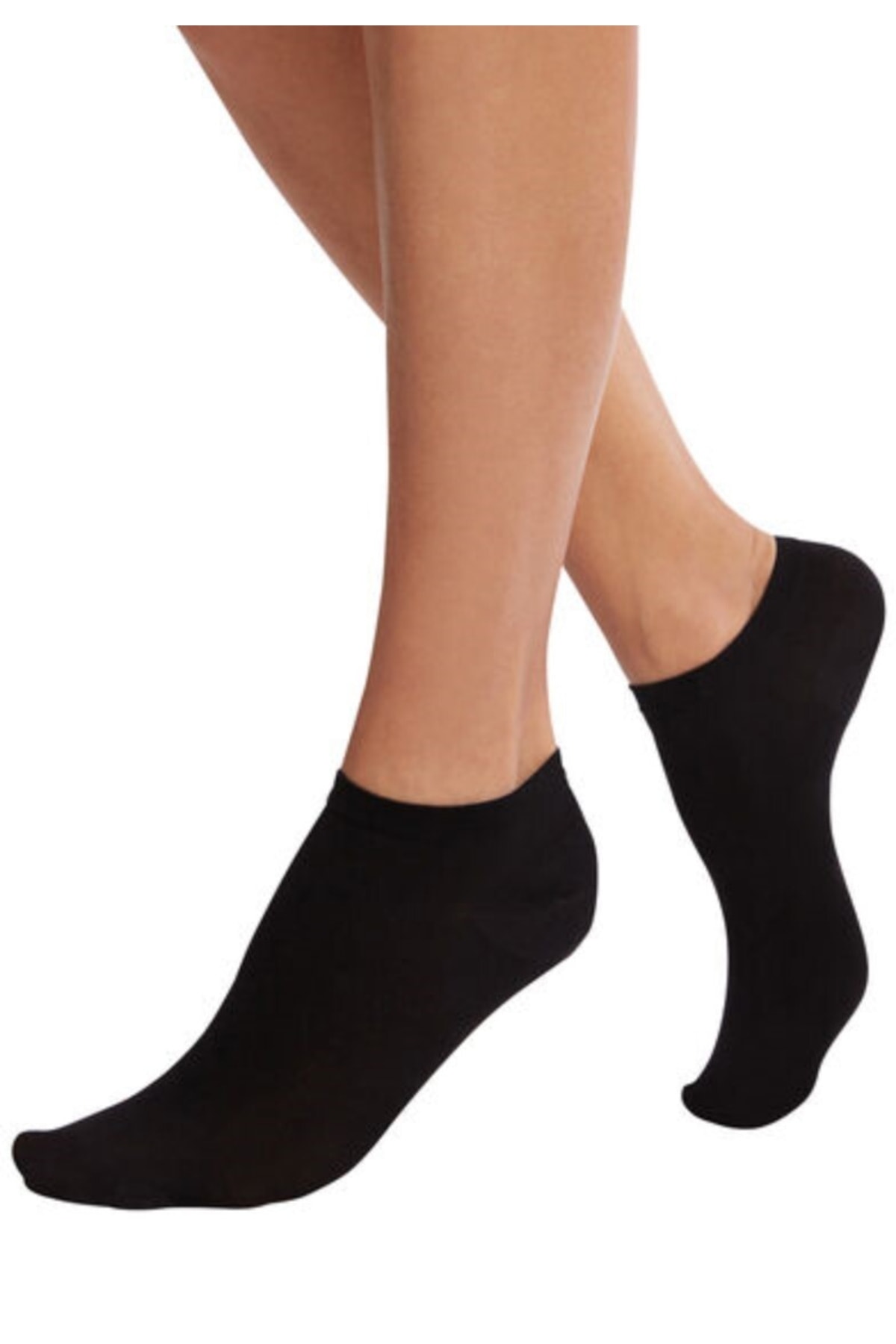 12’li Unisex Siyah Soft Yıkamalı, Parfümlü Patik Çorap 