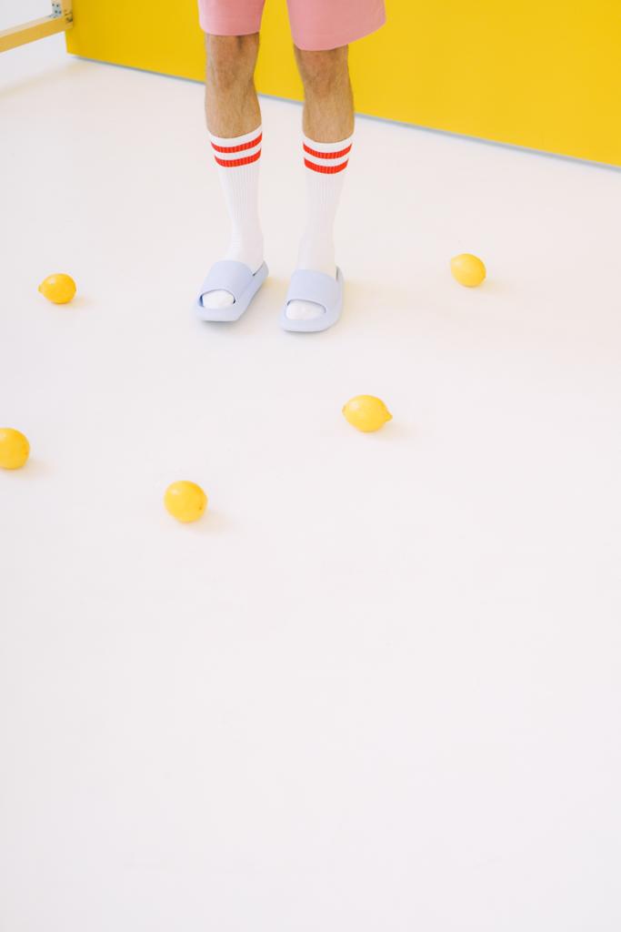 6 Çift Kırmızı Çizgili Tenis Çorap